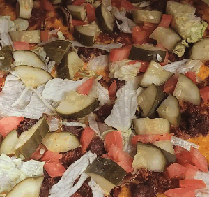 Bacon Cheeseburger Pizza